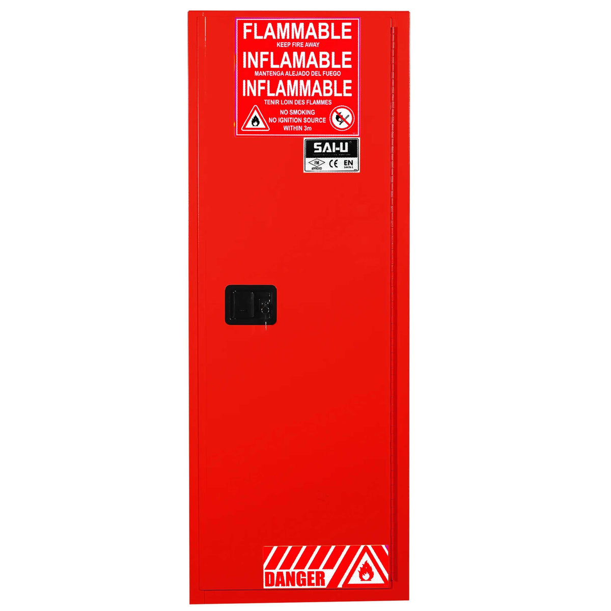 SAI-U® 54 Gallon, Manual Close, 3 shelves, Combustibles Safety Storage Cabinet