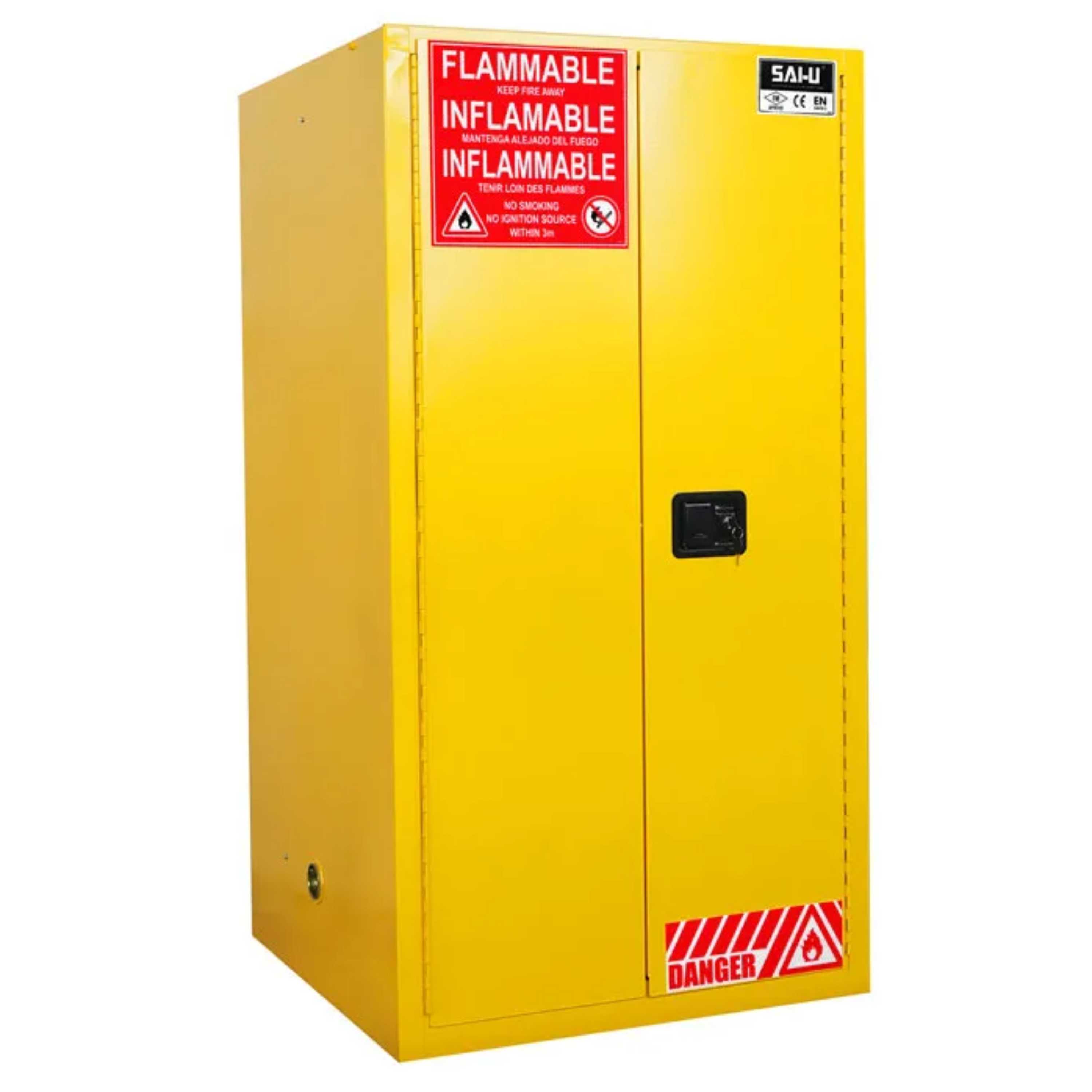 SAI-U® 55 Gallon, Manual Close, 1 shelf, Drum Safety Storage Cabinet