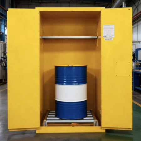 SAI-U® 55 Gallon, Manual Close, 1 shelf, Drum Safety Storage Cabinet