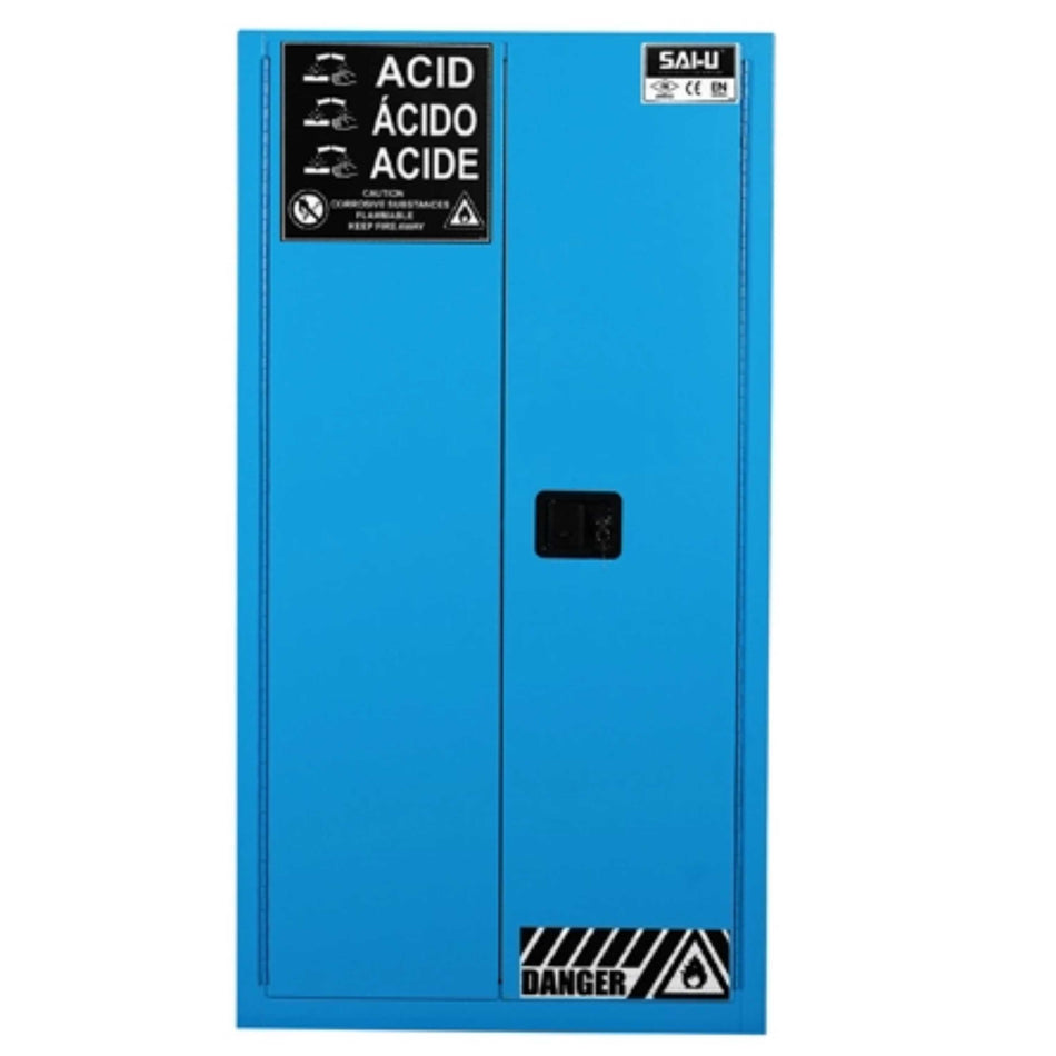 SAI-U® 60 Gallon, Manual Close, 2 shelves, Corrosive Liquids Safety Storage Cabinet
