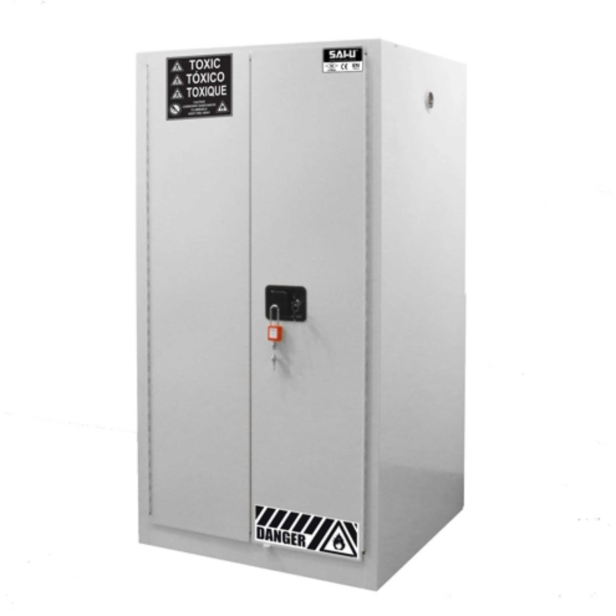 SAI-U® 60 Gallon, Manual Close, 2 shelves, Toxic Chemicals Safety Storage Cabinet