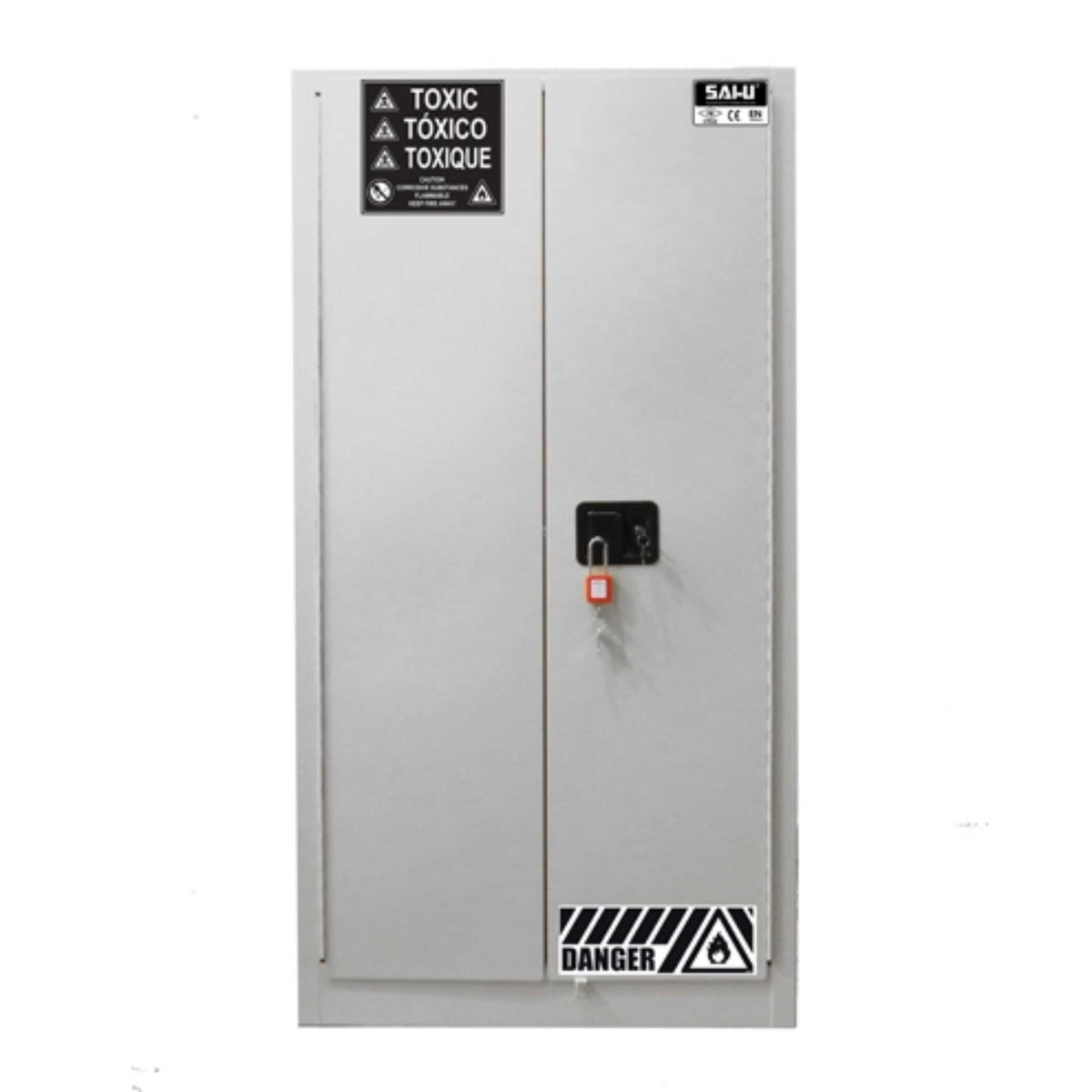 SAI-U® 60 Gallon, Manual Close, 2 shelves, Toxic Chemicals Safety Storage Cabinet