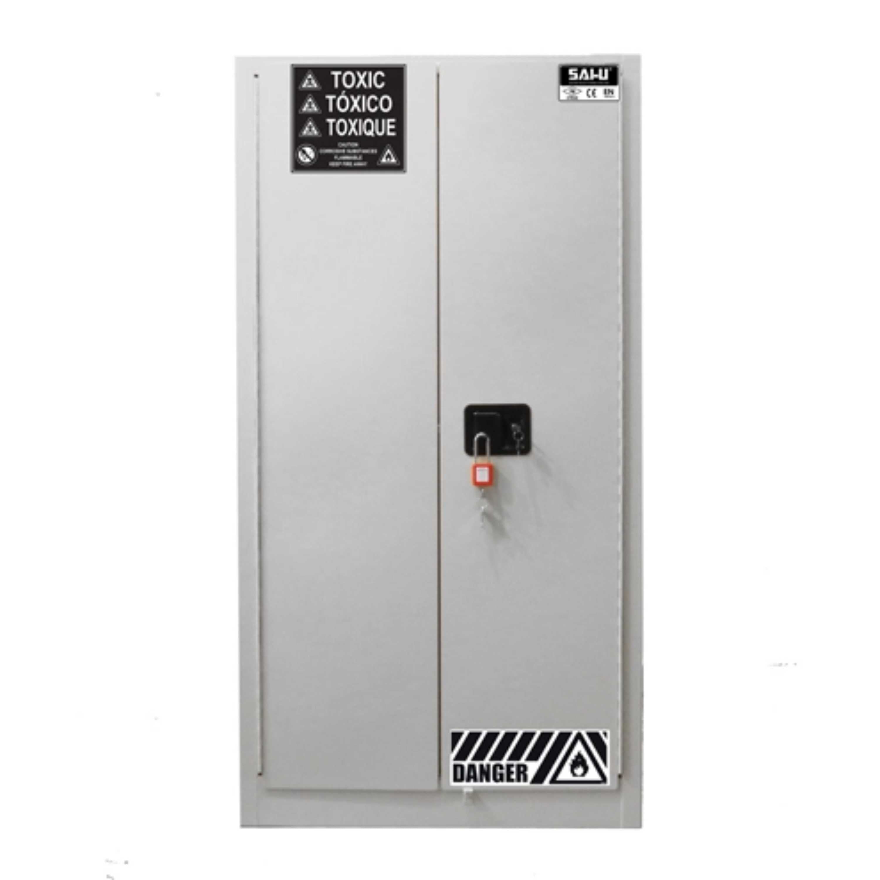 SAI-U® 60 Gallon, Manual Close, 2 shelves, Toxic Chemicals Safety Storage Cabinet