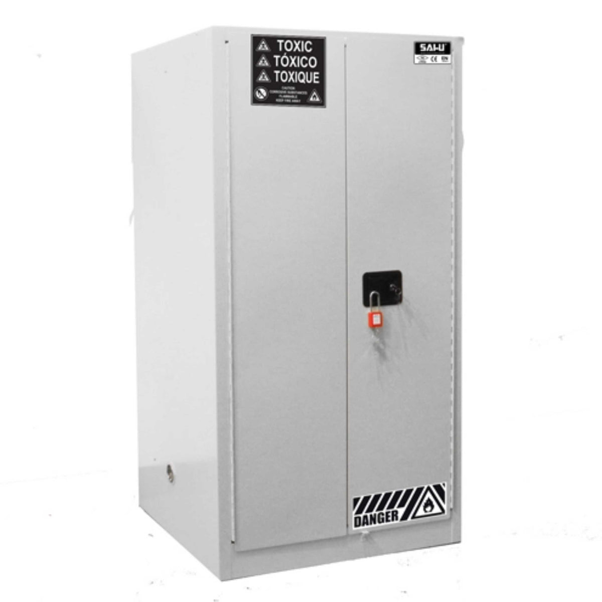 SAI-U® 60 Gallon, Manual Close, 2 shelves, Toxic Chemicals Safety Storage Cabinet