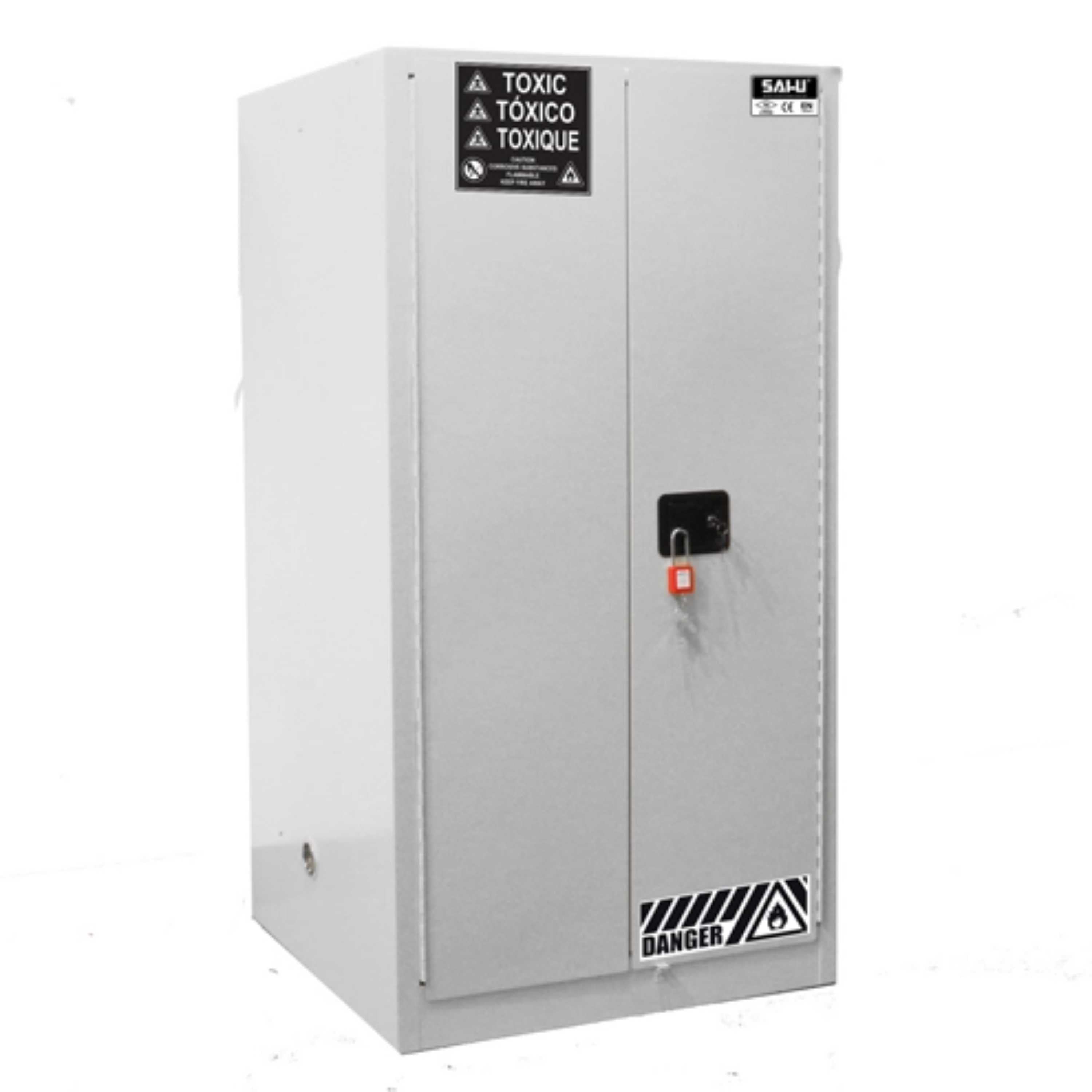 SAI-U® 60 Gallon, Manual Close, 2 shelves, Toxic Chemicals Safety Storage Cabinet