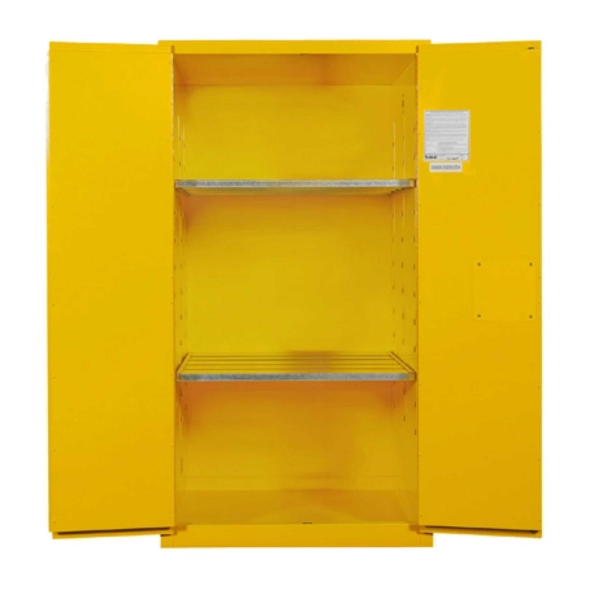 SAI-U® 60 Gallon, Manual Close, 2 shelves, Flammable Liquids Safety Storage Cabinet