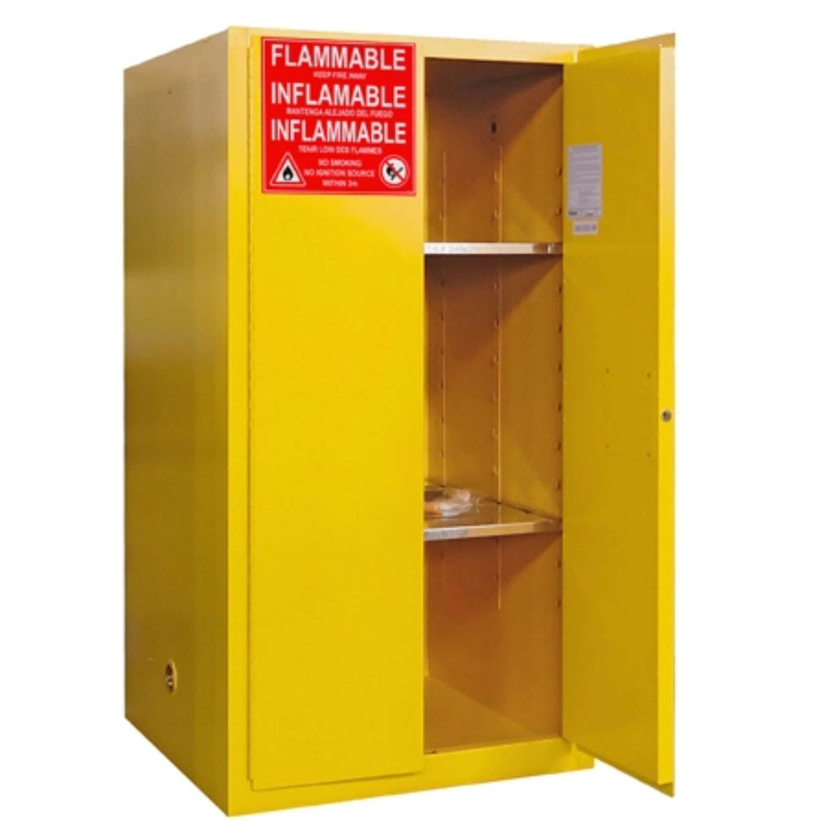 SAI-U® 60 Gallon, Manual Close, 2 shelves, Flammable Liquids Safety Storage Cabinet
