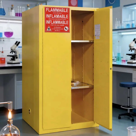 SAI-U® 60 Gallon, Manual Close, 2 shelves, Flammable Liquids Safety Storage Cabinet