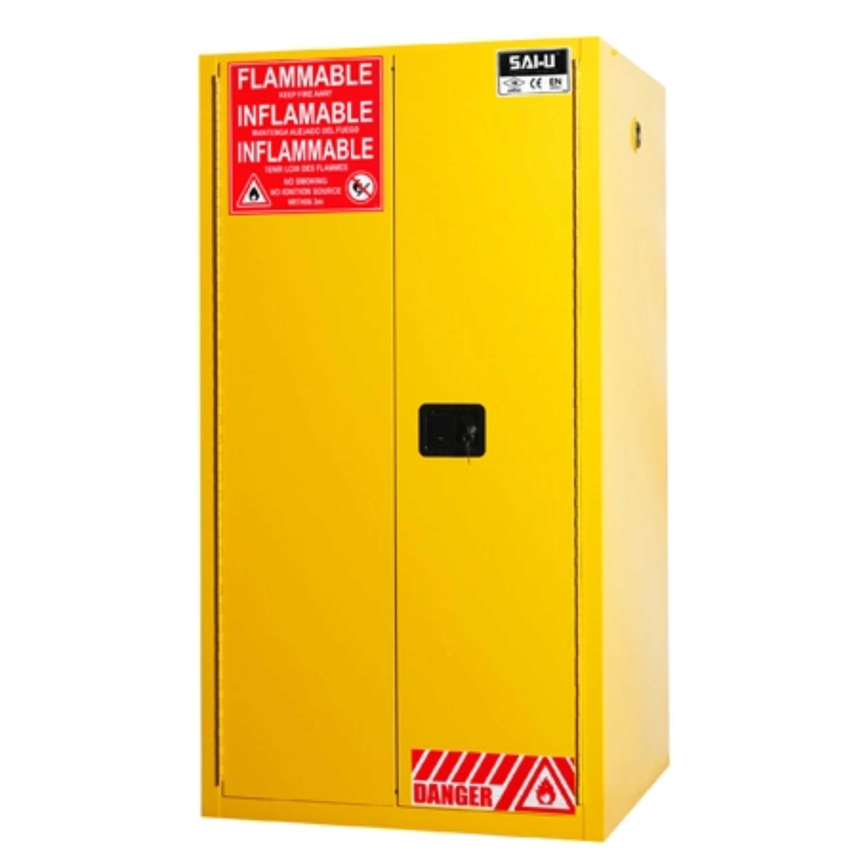 SAI-U® 60 Gallon, Manual Close, 2 shelves, Flammable Liquids Safety Storage Cabinet
