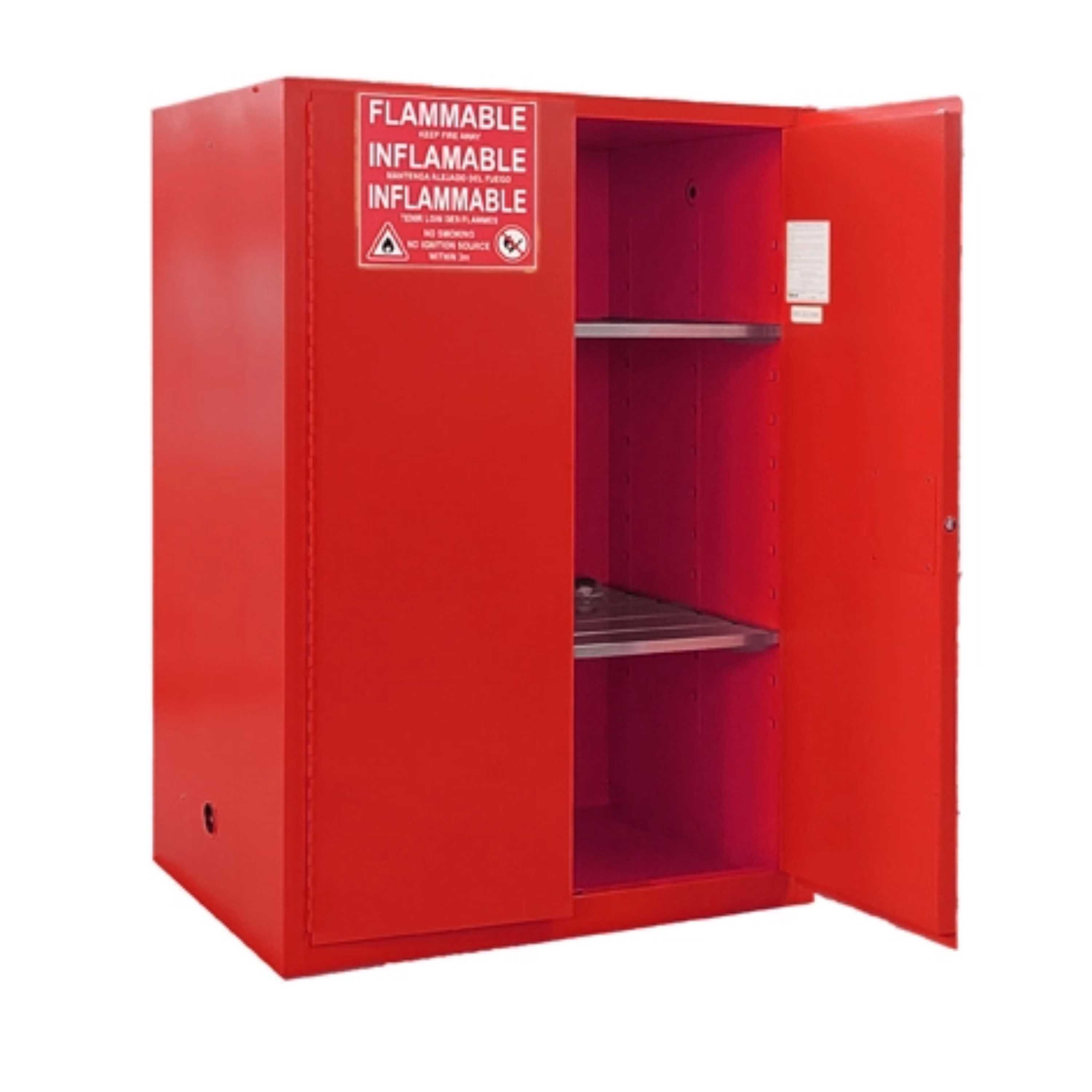 SAI-U® 90 Gallon, Manual Close, 2 shelves, Combustibles Safety Storage Cabinet - Cabinets - SAI-U® - MSE Supplies