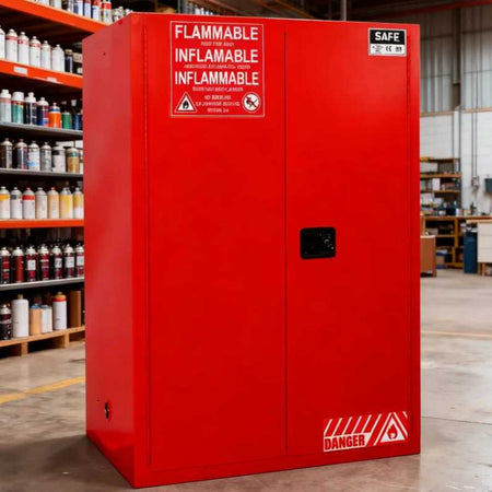 SAI-U® 90 Gallon, Manual Close, 2 shelves, Combustibles Safety Storage Cabinet