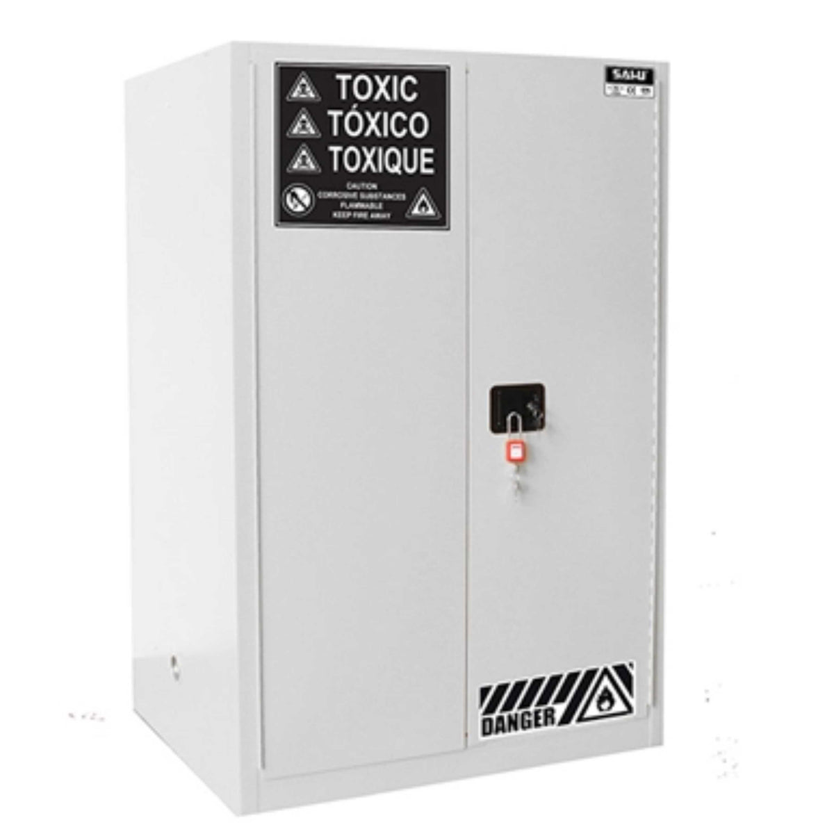 SAI-U® 90 Gallon, Manual Close, 2 shelves, Toxic Chemicals Safety Storage Cabinet