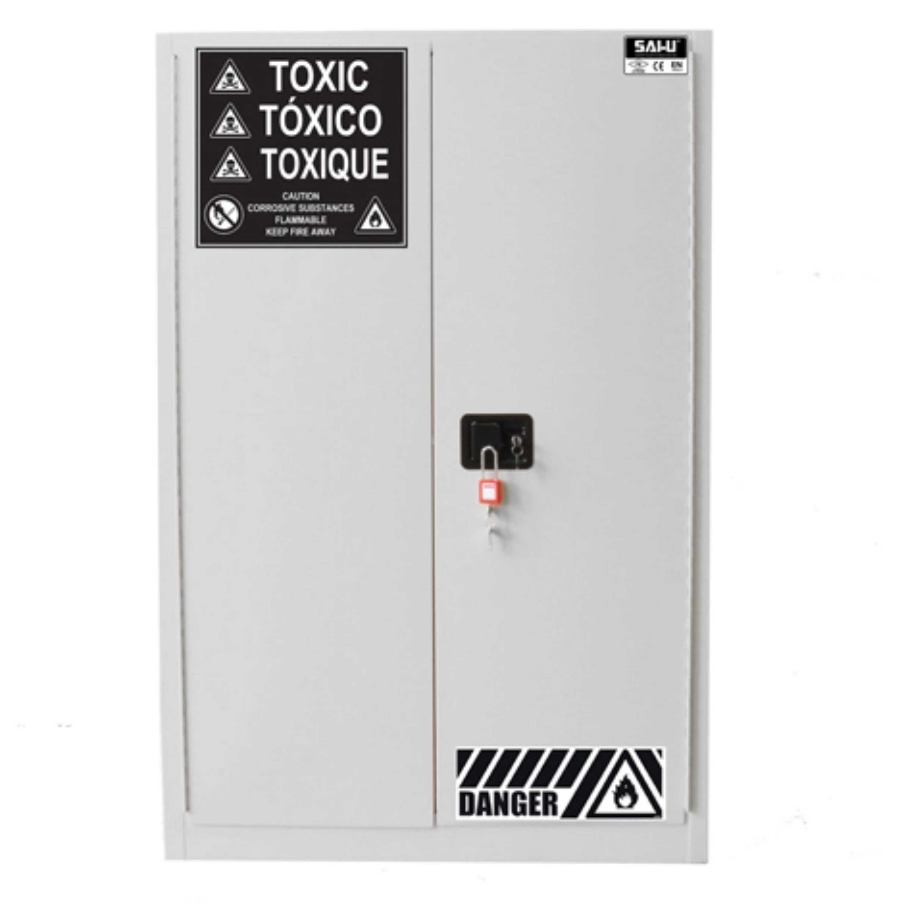 SAI-U® 90 Gallon, Manual Close, 2 shelves, Toxic Chemicals Safety Storage Cabinet