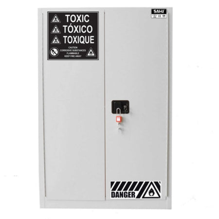 SAI-U® 90 Gallon, Manual Close, 2 shelves, Toxic Chemicals Safety Storage Cabinet