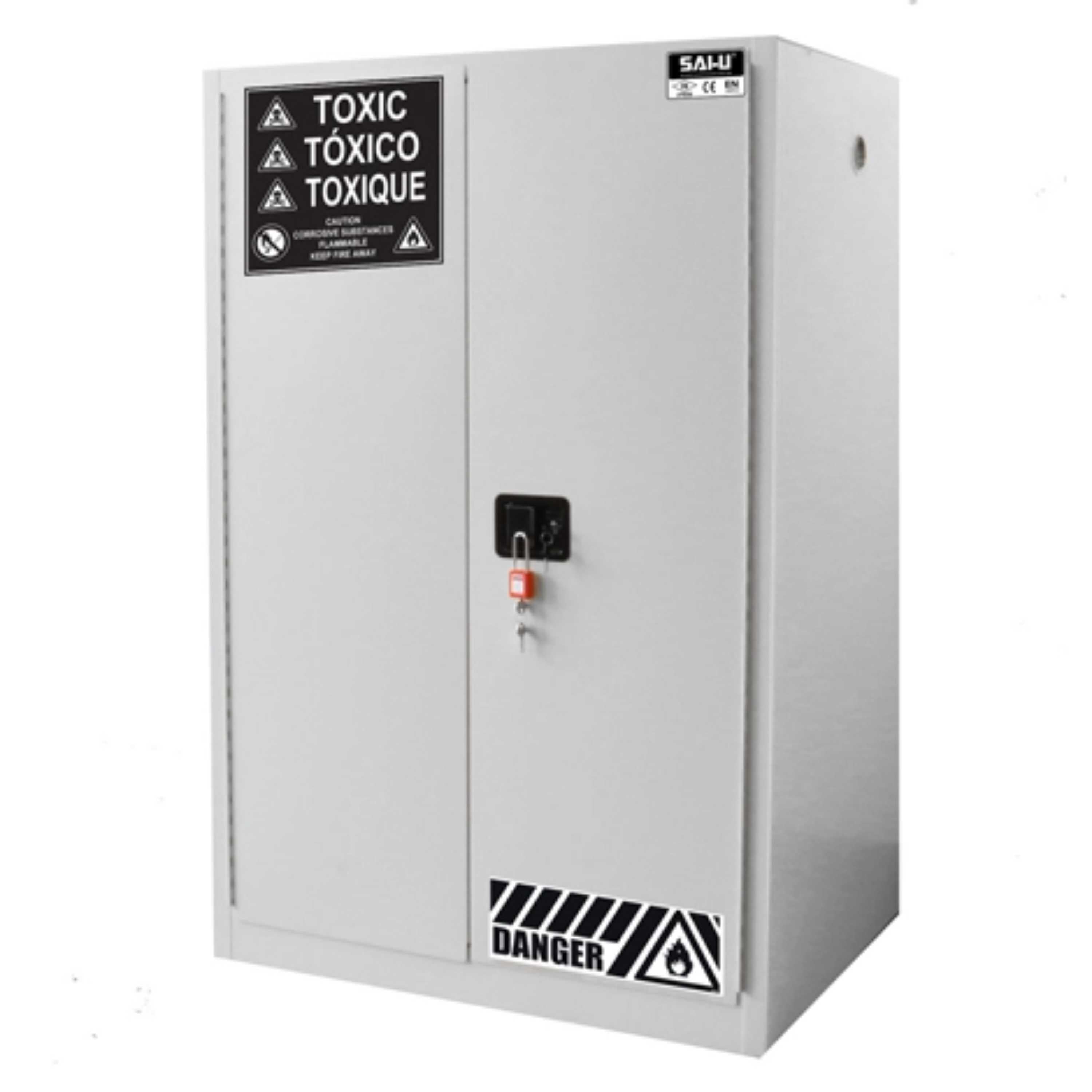 SAI-U® 90 Gallon, Manual Close, 2 shelves, Toxic Chemicals Safety Storage Cabinet