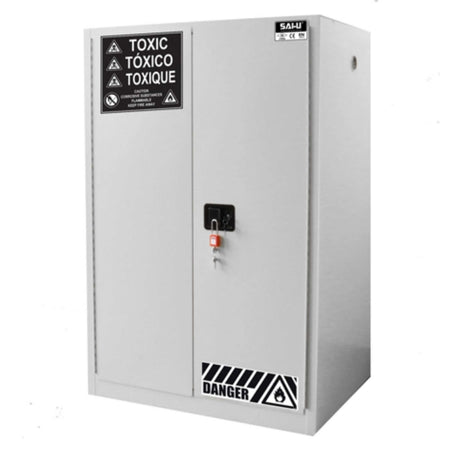 SAI-U® 90 Gallon, Manual Close, 2 shelves, Toxic Chemicals Safety Storage Cabinet