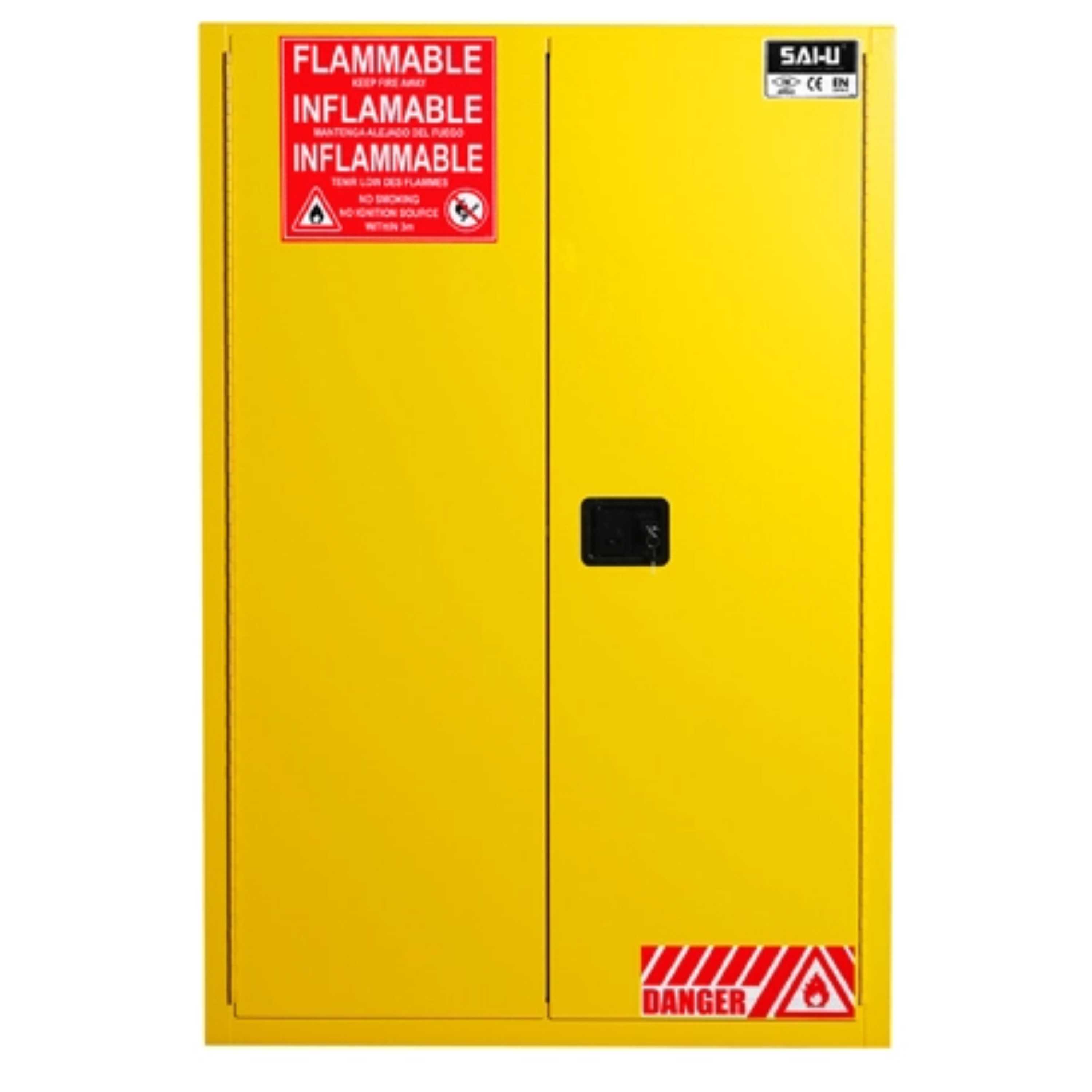 SAI-U® 90 Gallon, Manual Close, 2 shelves, Flammable Liquids Safety Storage Cabinet