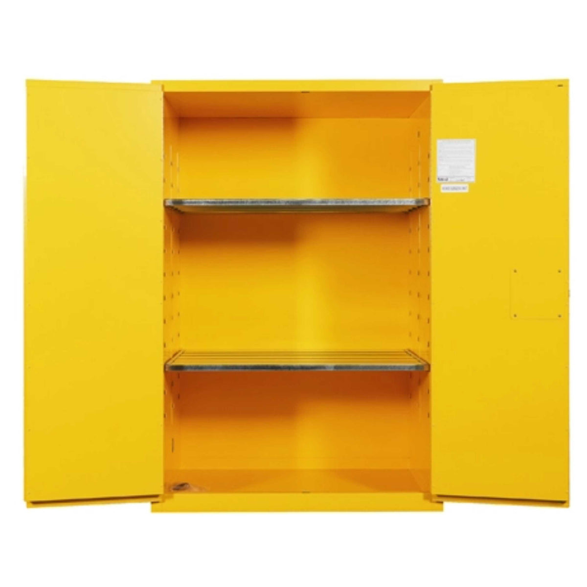 SAI-U® 90 Gallon, Manual Close, 2 shelves, Flammable Liquids Safety Storage Cabinet