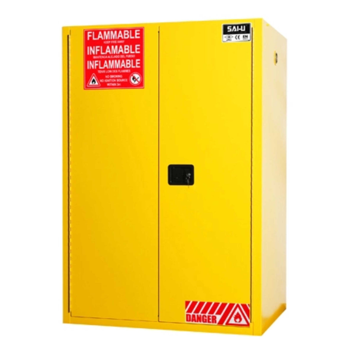 SAI-U® 90 Gallon, Manual Close, 2 shelves, Flammable Liquids Safety Storage Cabinet