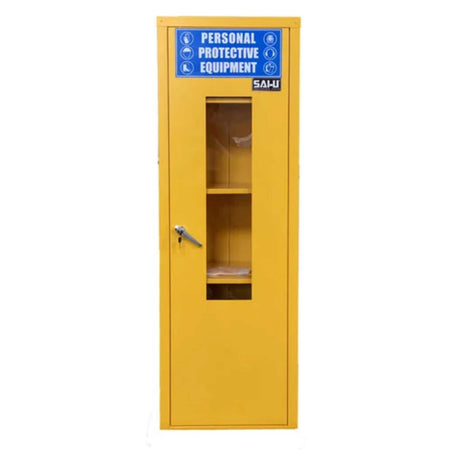 SAI-U® 22 Gallon, Manual Close, 3 shelves, Personal Preparedness Emergency Cabinet, Single Door