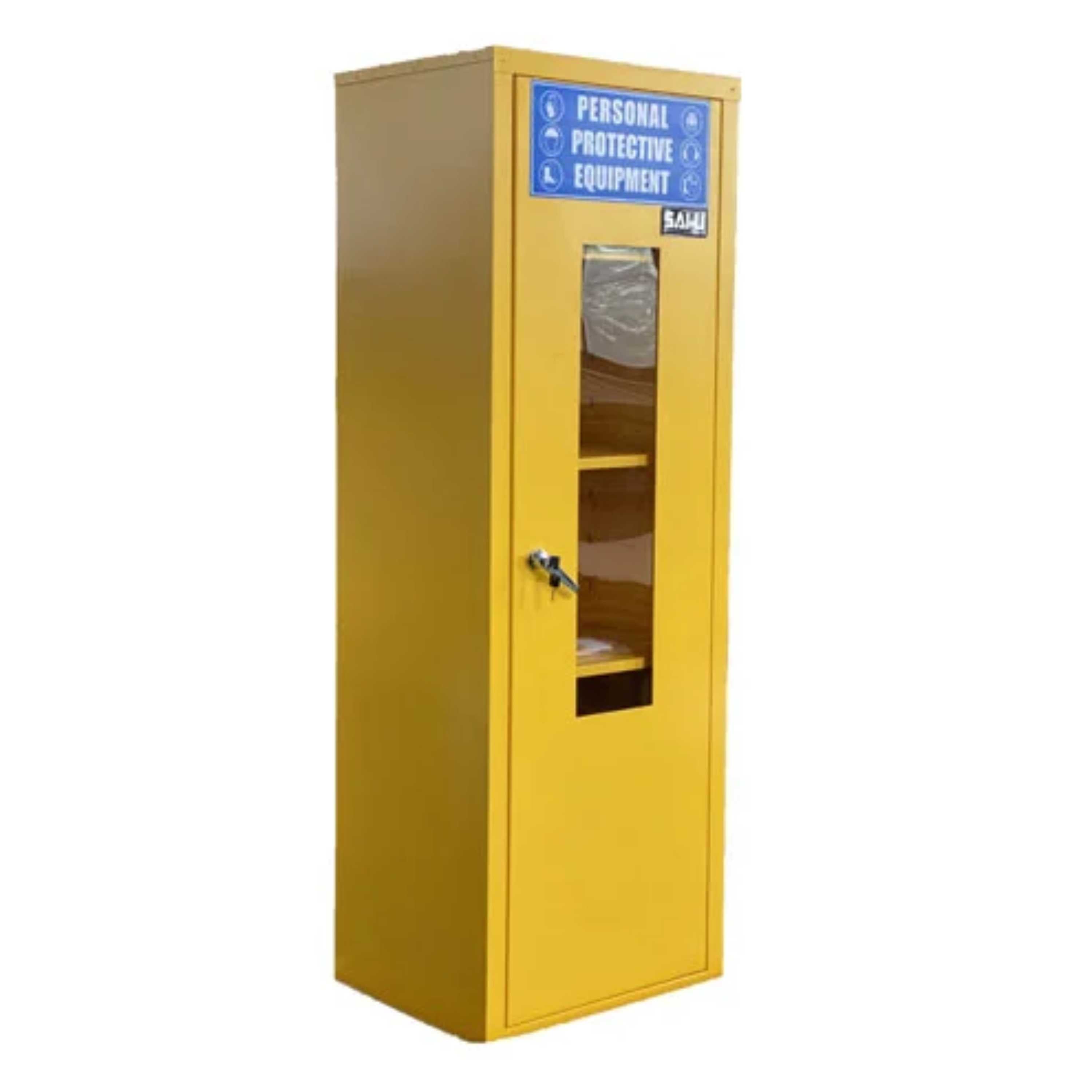 SAI-U® 22 Gallon, Manual Close, 3 shelves, Personal Preparedness Emergency Cabinet, Single Door