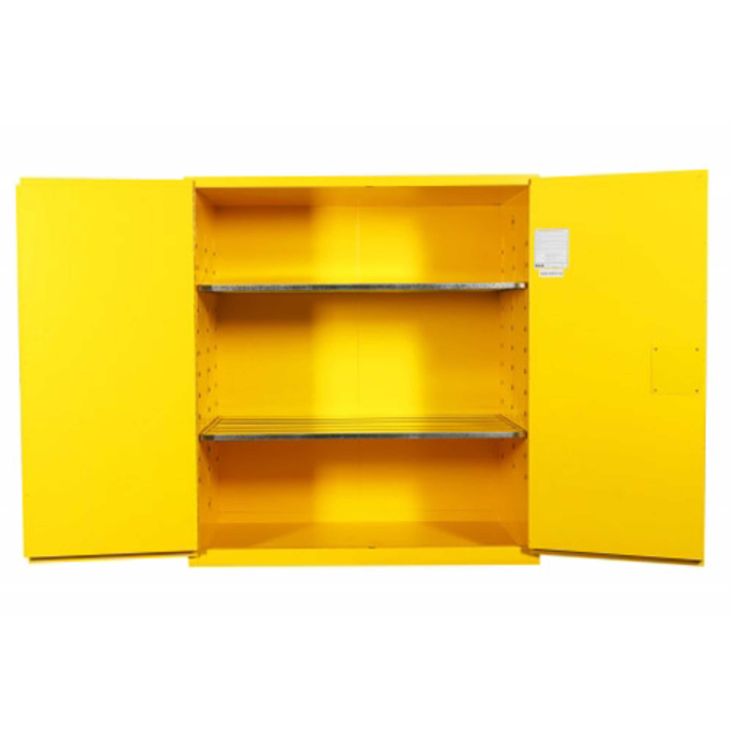 SAI-U® 120 Gallon, Manual Close, 2 shelves, Flammable Liquids Safety Storage Cabinet