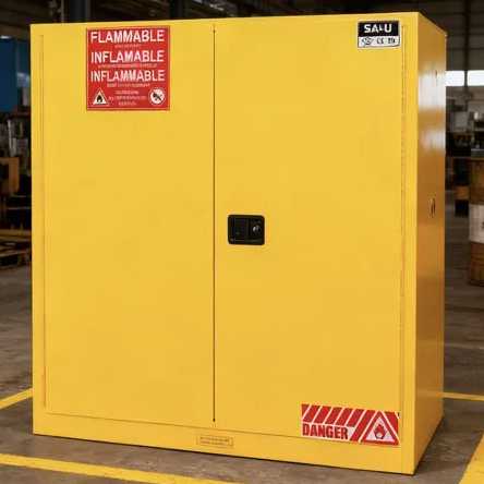 SAI-U® 120 Gallon, Manual Close, 2 shelves, Flammable Liquids Safety Storage Cabinet