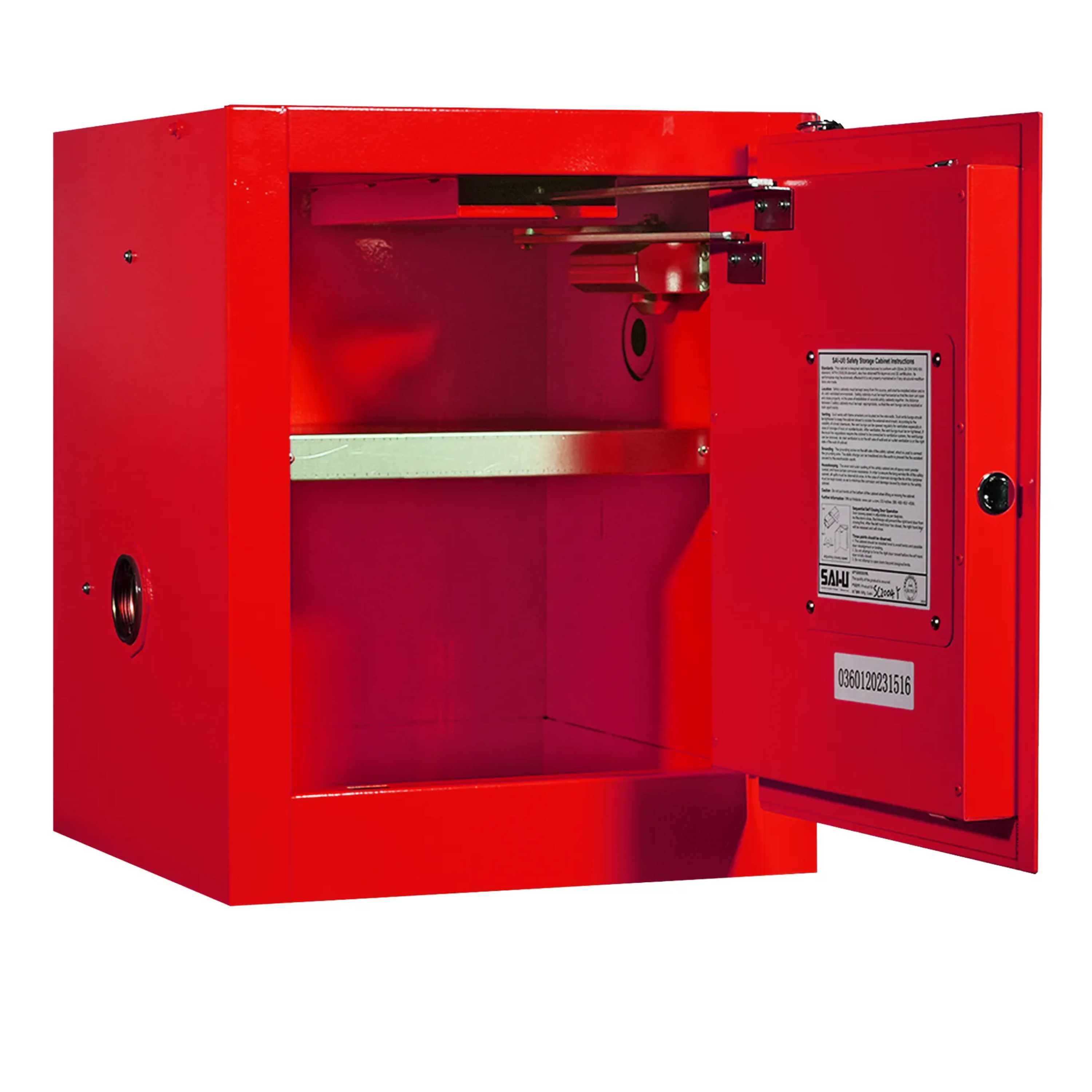 SAI-U® 4 Gallon, Self Close, 1 shelf, Combustibles Safety Storage Cabinet (Self-closing door)