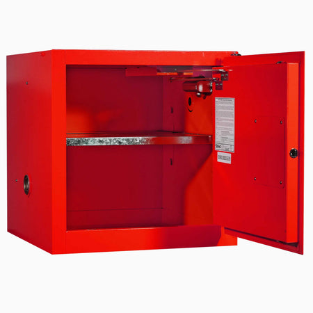 SAI-U® 10 Gallon, Self Close, 1 shelf, Combustibles Safety Storage Cabinet (Self-closing door)