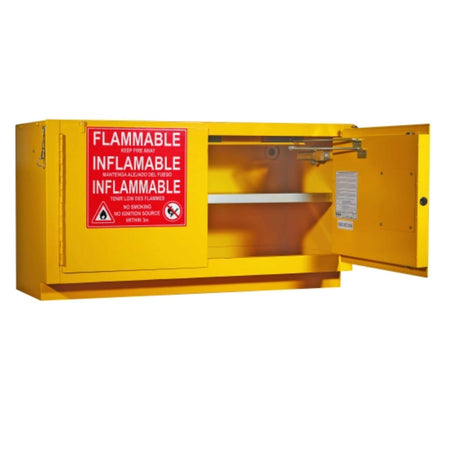 SAI-U® 15 Gallon, Self Close, 1 shelf, Flammable Liquids Safety Storage Cabinet (Self-closing door)