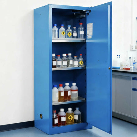 SAI-U® 22 Gallon, Self Close, 3 shelves, Corrosive Liquids Safety Storage Cabinet