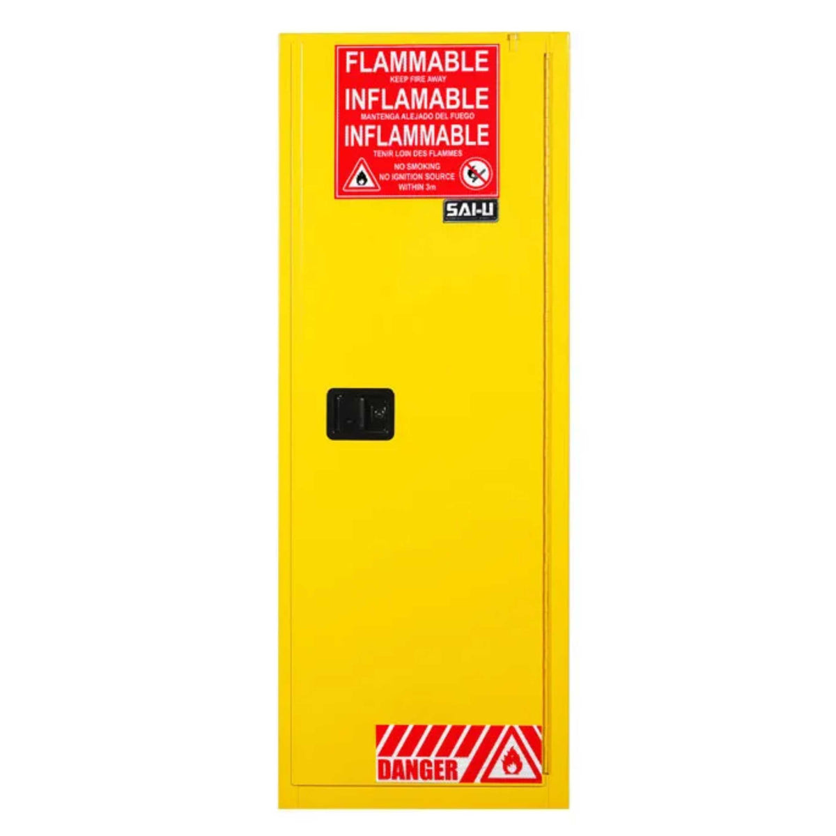 SAI-U® 22 Gallon, Self Close, 3 shelves, Flammable Liquids Safety Storage Cabinet
