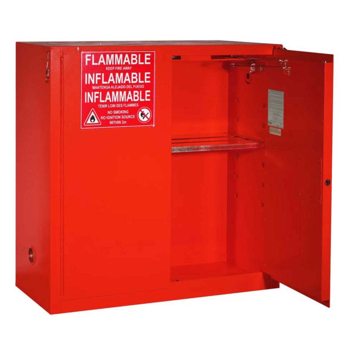 SAI-U® 30 Gallon, Self Close, 2 shelves, Combustibles Safety Storage Cabinet (Self-closing door)