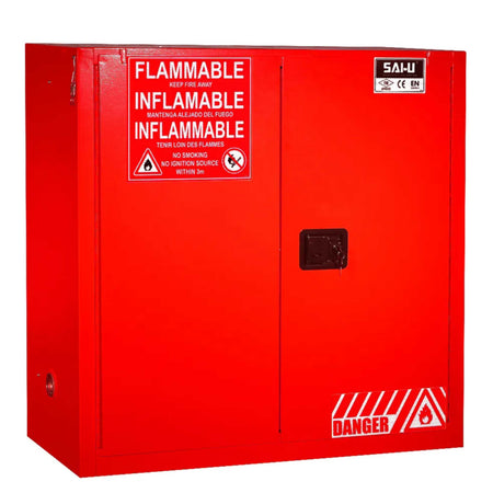 SAI-U® 30 Gallon, Self Close, 2 shelves, Combustibles Safety Storage Cabinet (Self-closing door)