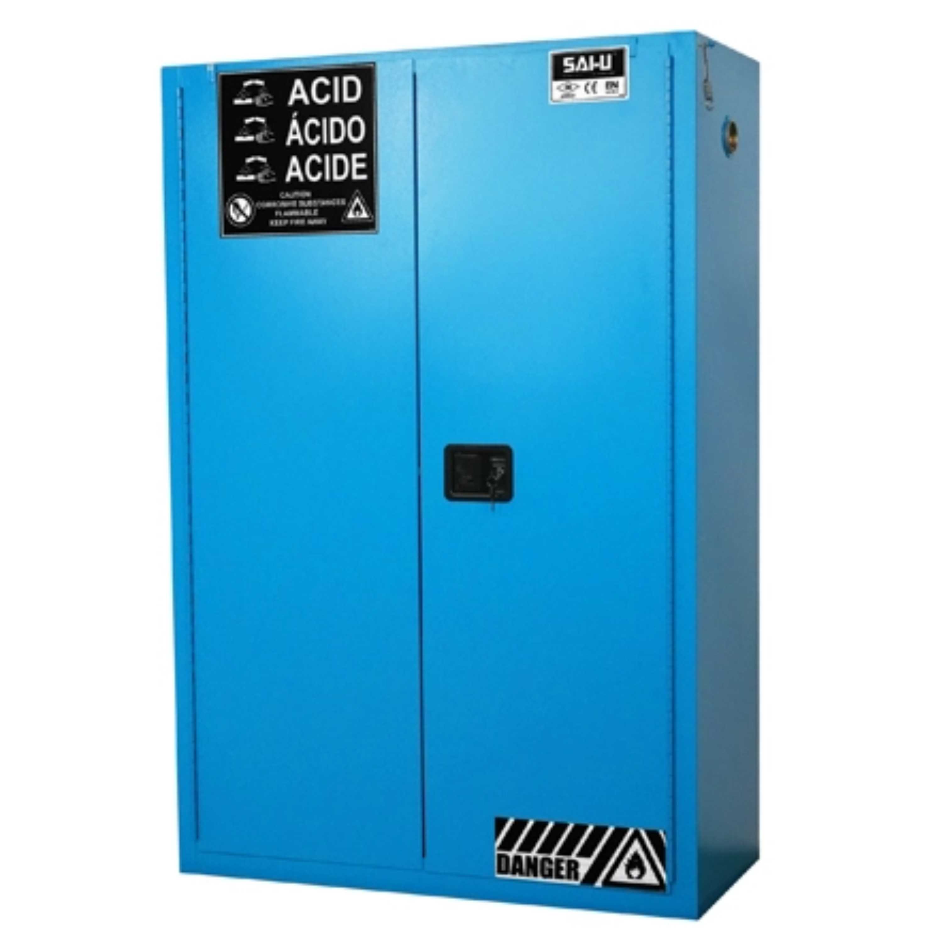SAI-U® 45 Gallon, Self Close, 2 shelves, Corrosive Liquids Safety Storage Cabinet