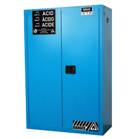 SAI-U® 45 Gallon, Self Close, 2 shelves, Corrosive Liquids Safety Storage Cabinet