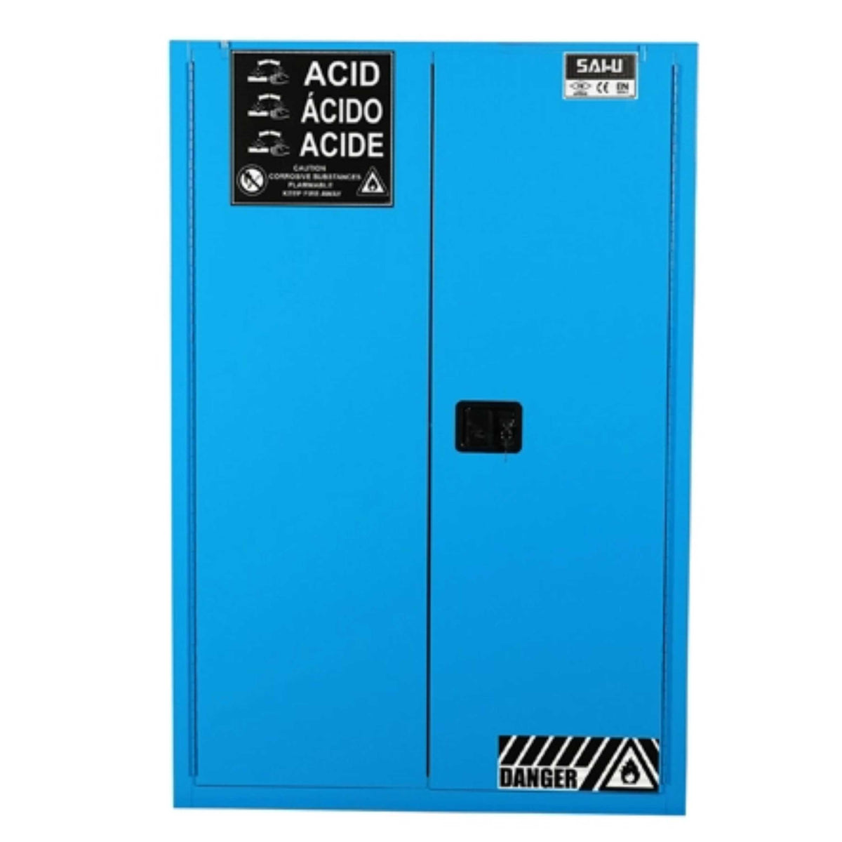 SAI-U® 45 Gallon, Self Close, 2 shelves, Corrosive Liquids Safety Storage Cabinet