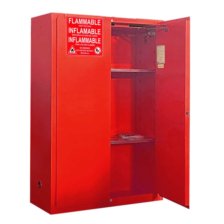 SAI-U® 45 Gallon, Self Close, 2 shelves, Combustibles Safety Storage Cabinet (Self-closing door)