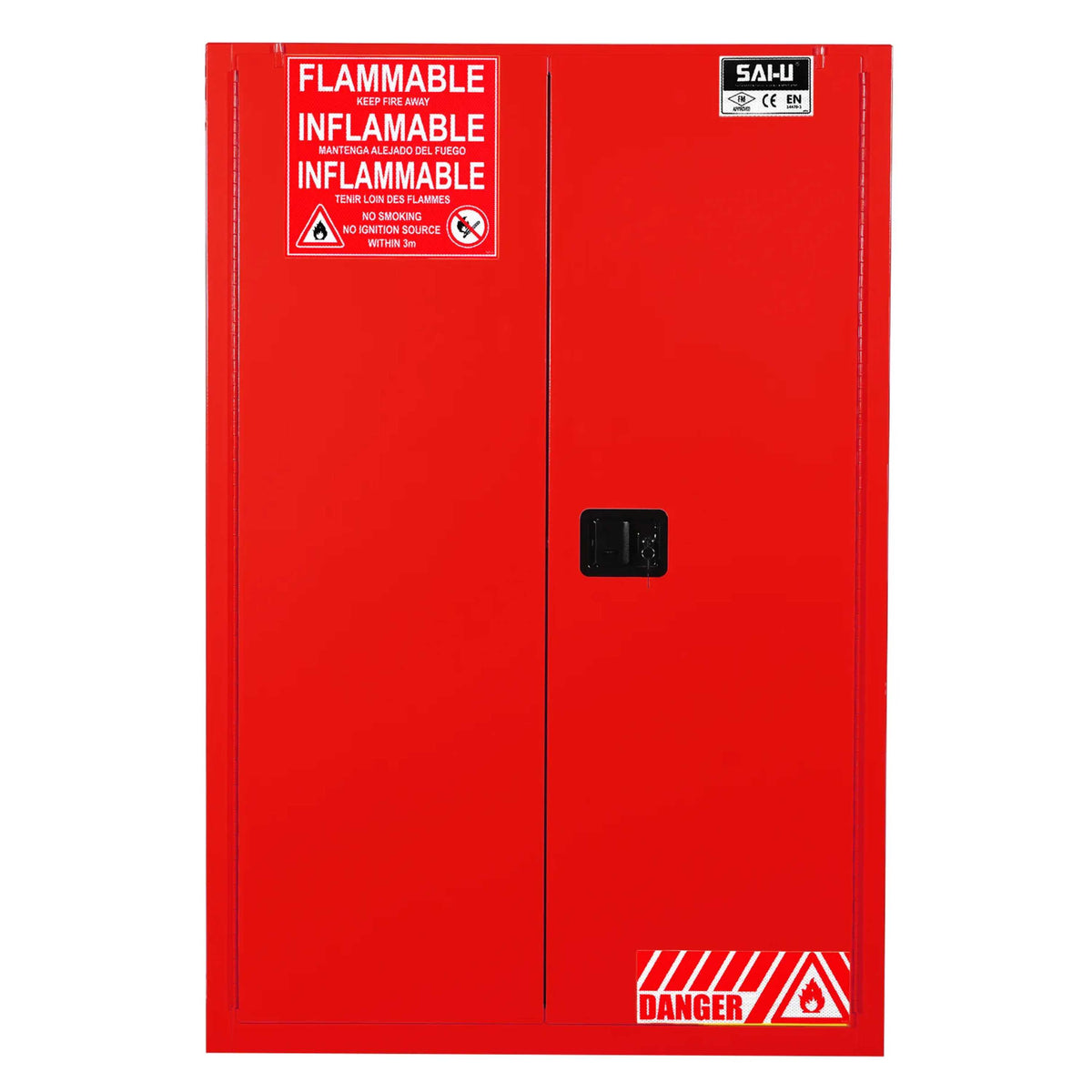 SAI-U® 45 Gallon, Self Close, 2 shelves, Combustibles Safety Storage Cabinet (Self-closing door)