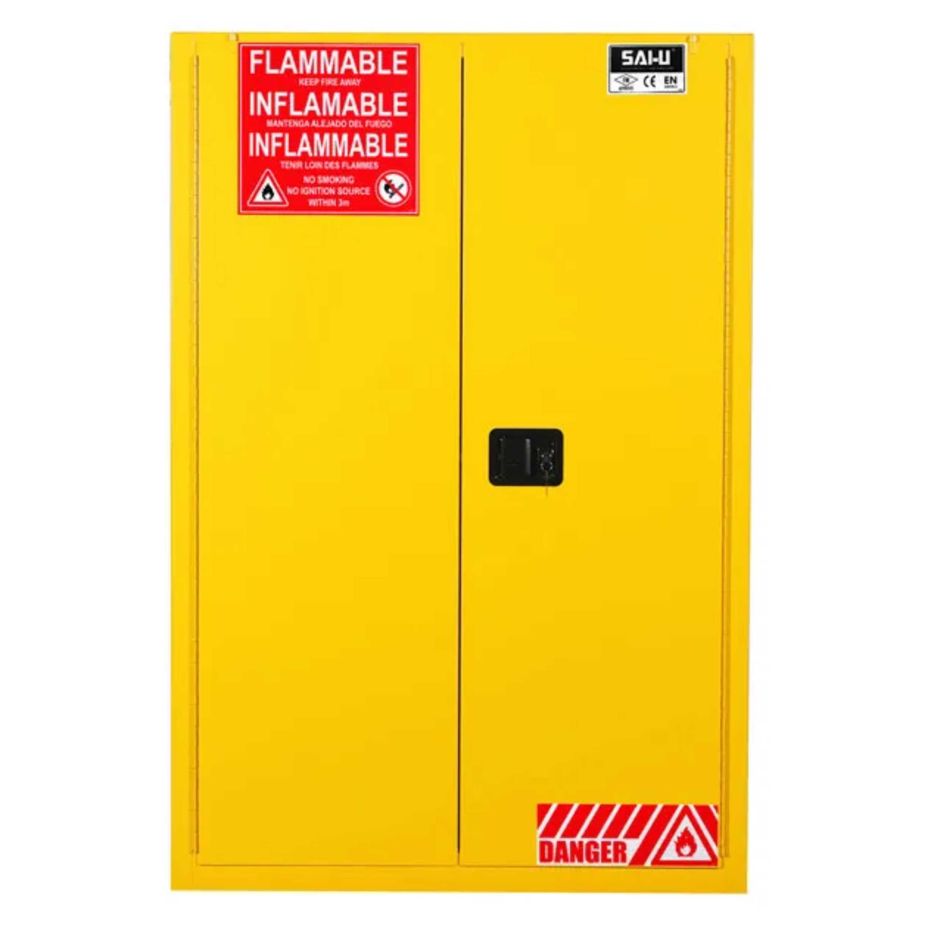 SAI-U® 45 Gallon, Self Close, 2 shelves, Flammable Liquids Safety Storage Cabinet