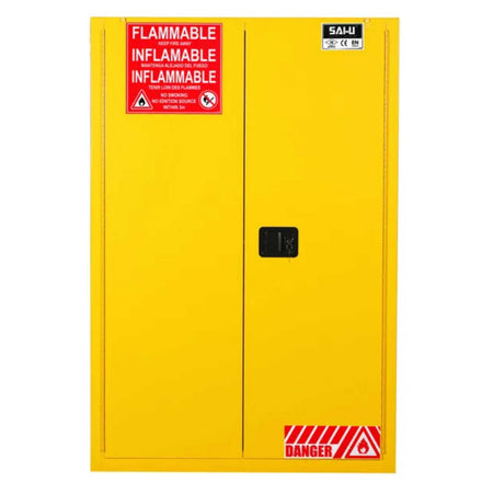 SAI-U® 45 Gallon, Self Close, 2 shelves, Flammable Liquids Safety Storage Cabinet