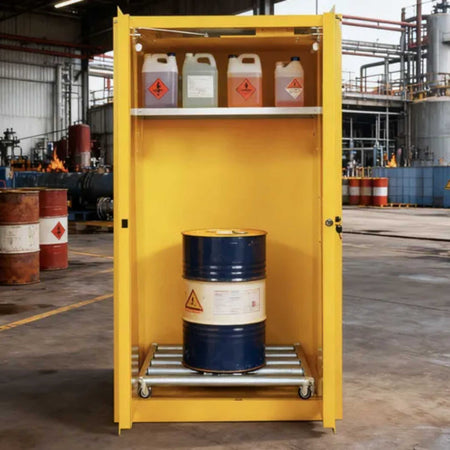 SAI-U® 55 Gallon, Self Close, 1 shelf, Drum Safety Storage Cabinet (Self-closing door)