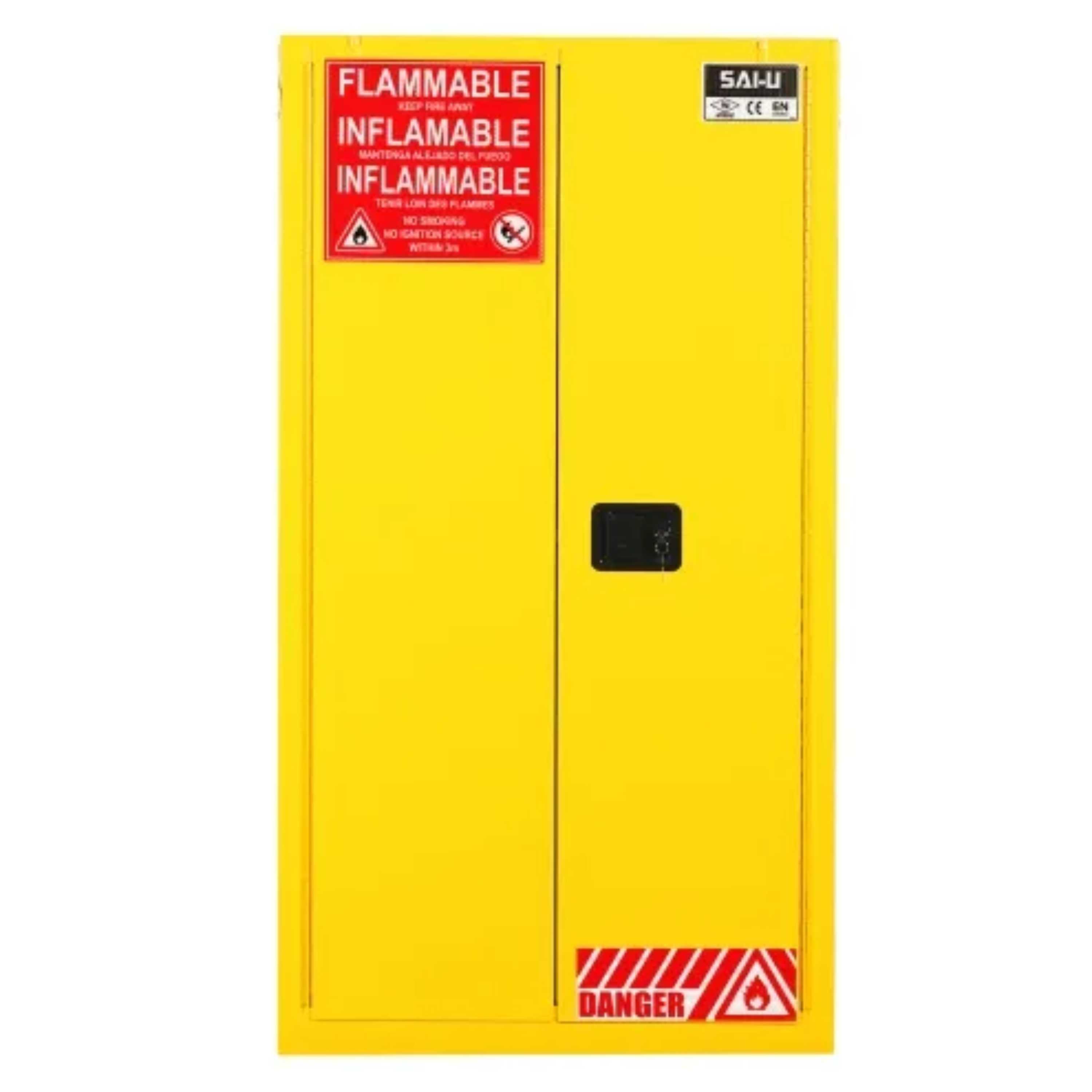 SAI-U® 55 Gallon, Self Close, 1 shelf, Drum Safety Storage Cabinet (Self-closing door)