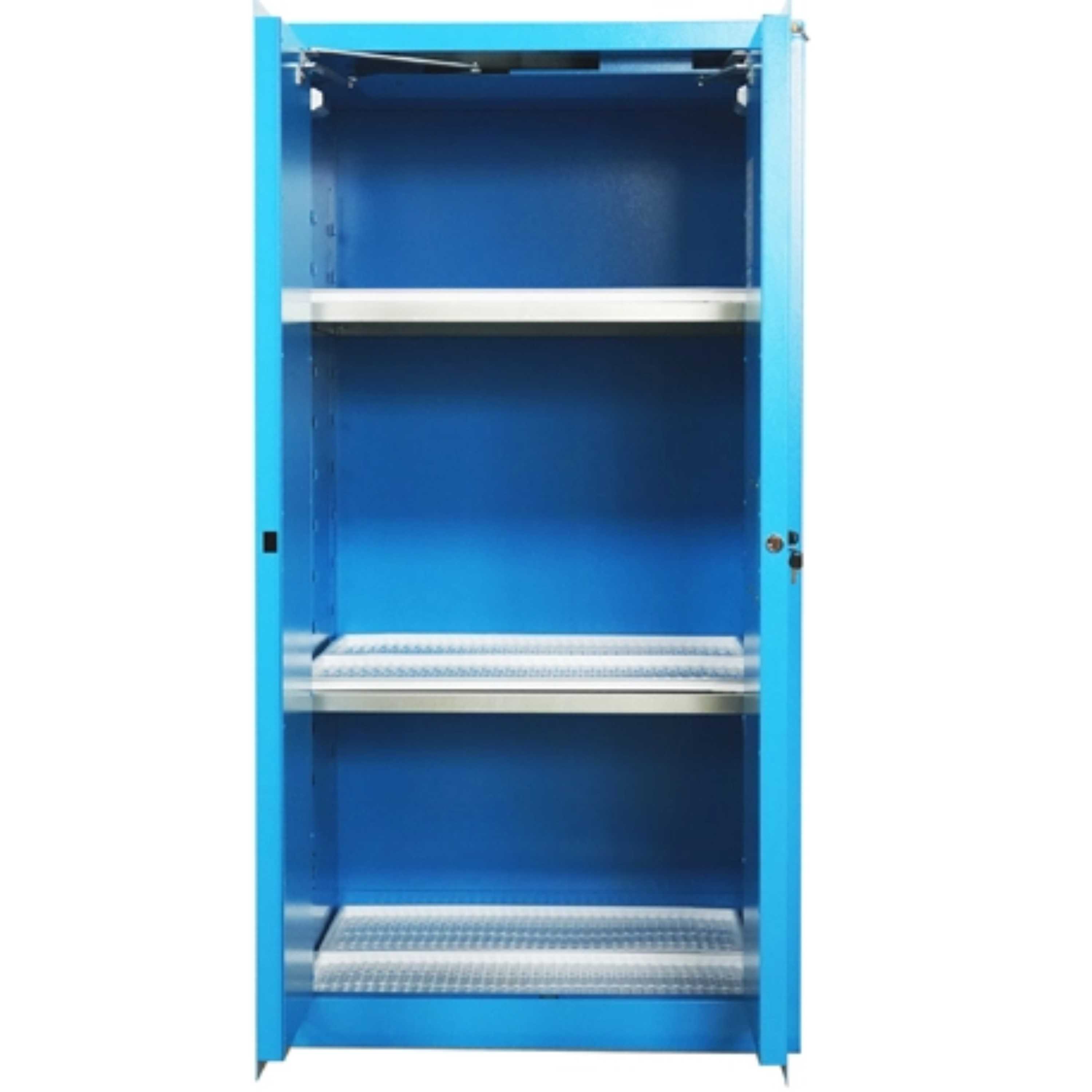 SAI-U® 60 Gallon, Self Close, 2 shelves, Corrosive Liquids Safety Storage Cabinet