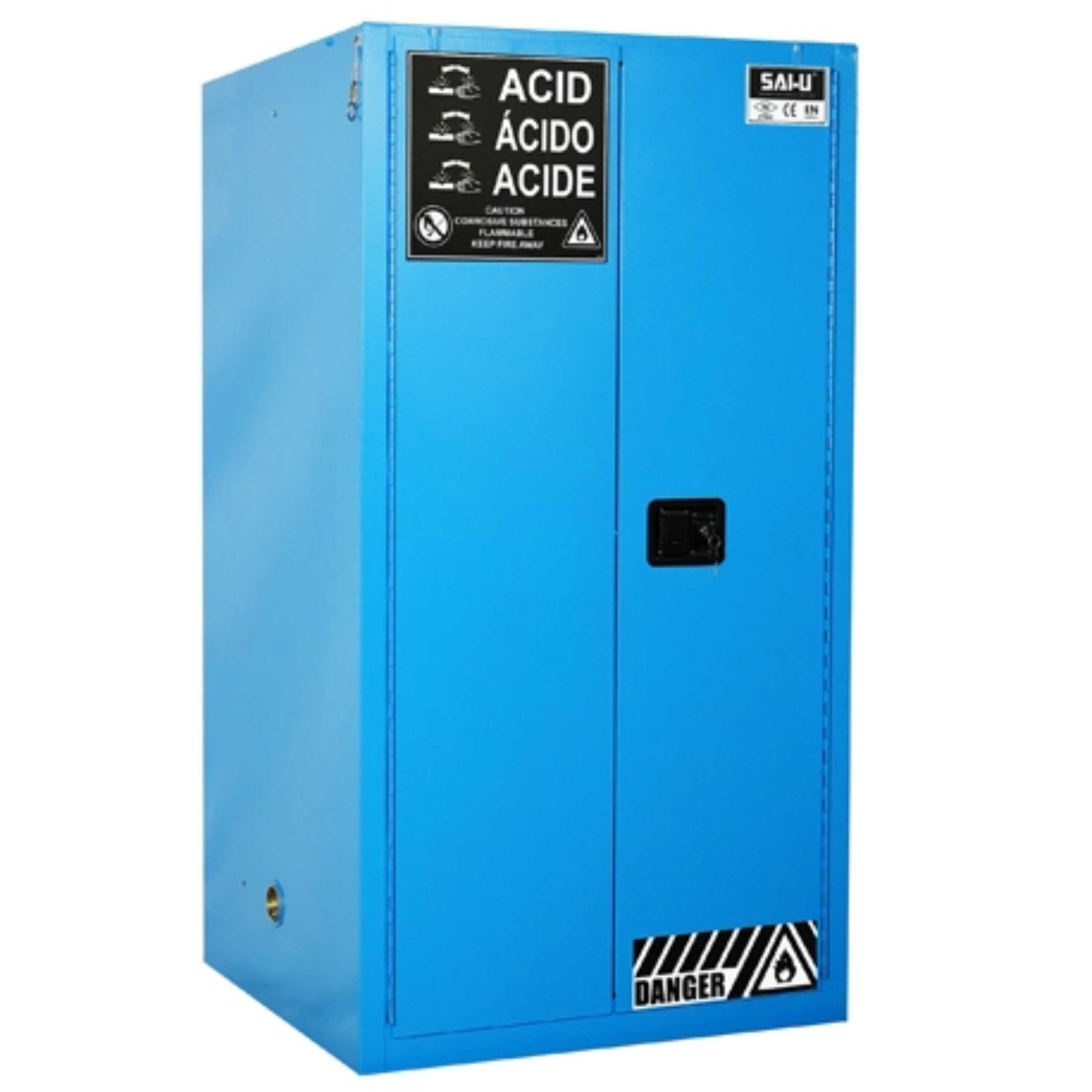 SAI-U® 60 Gallon, Self Close, 2 shelves, Corrosive Liquids Safety Storage Cabinet