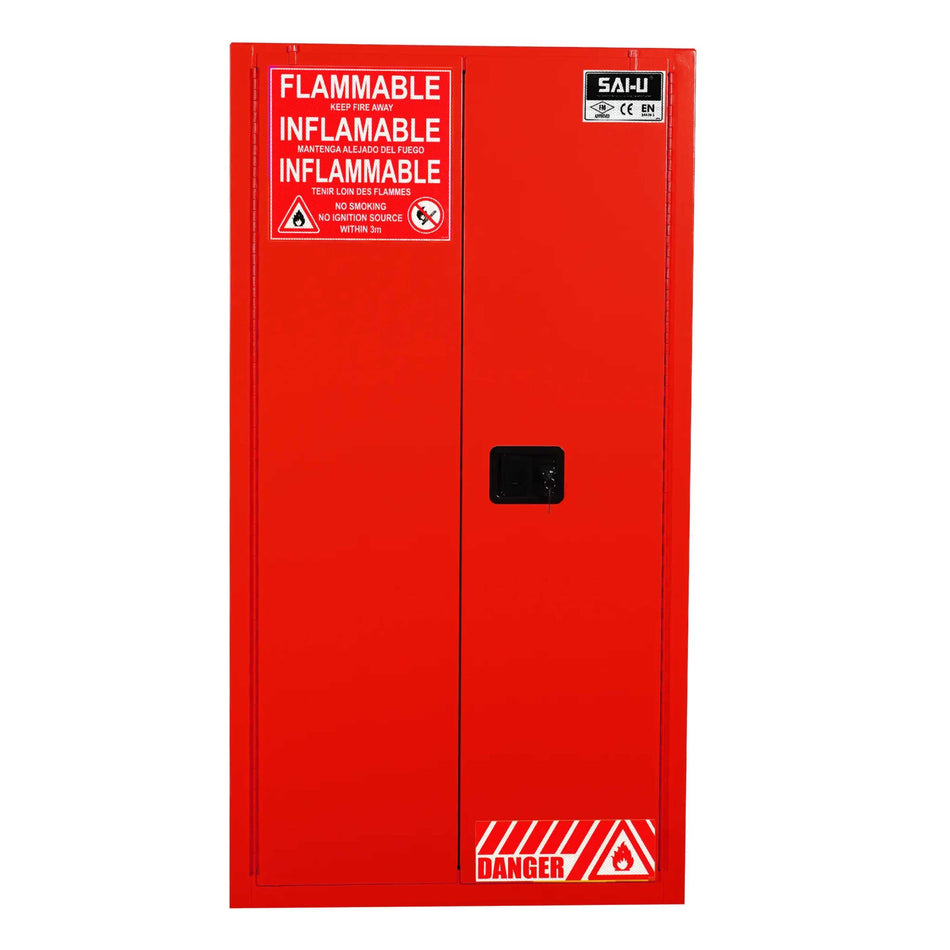 SAI-U® 60 Gallon, Self Close, 2 shelves, Combustibles Safety Storage Cabinet (Self-closing door)