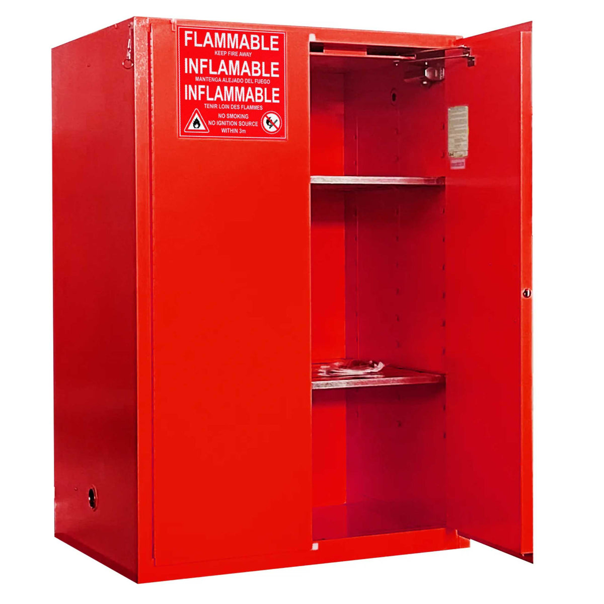 SAI-U® 90 Gallon, Self Close, 2 shelves, Combustibles Safety Storage Cabinet (Self-closing door)