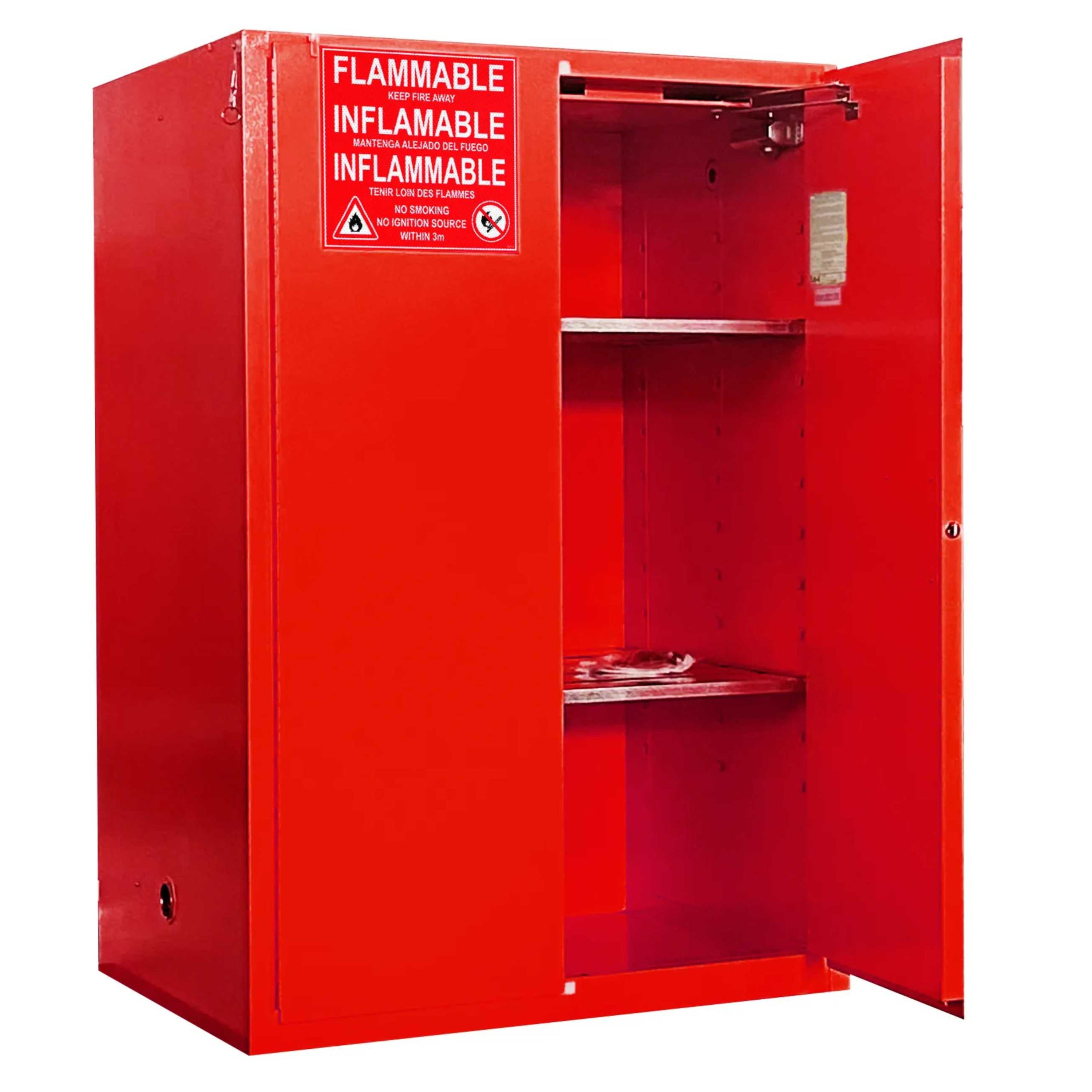 SAI-U® 90 Gallon, Self Close, 2 shelves, Combustibles Safety Storage Cabinet (Self-closing door)