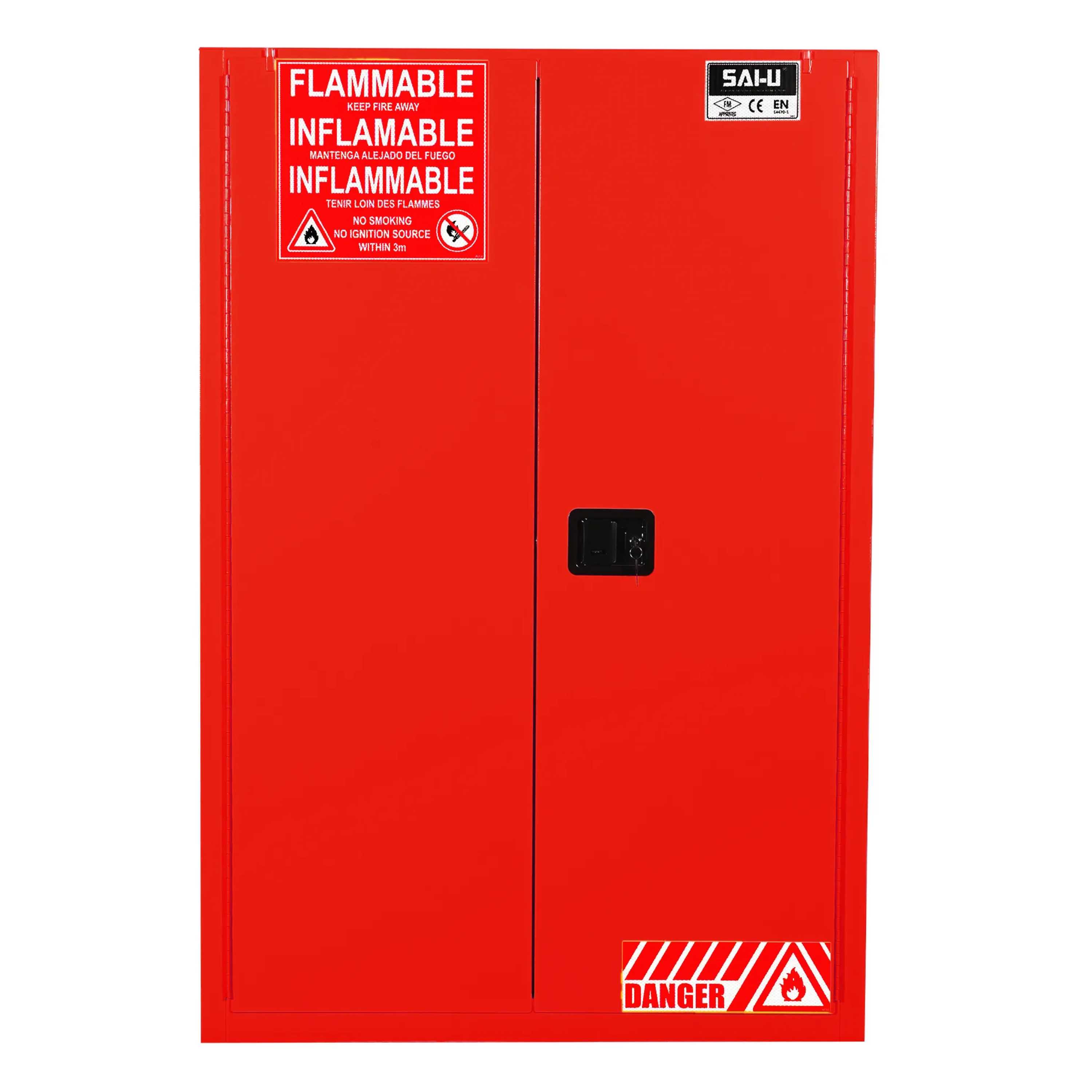 SAI-U® 90 Gallon, Self Close, 2 shelves, Combustibles Safety Storage Cabinet (Self-closing door)