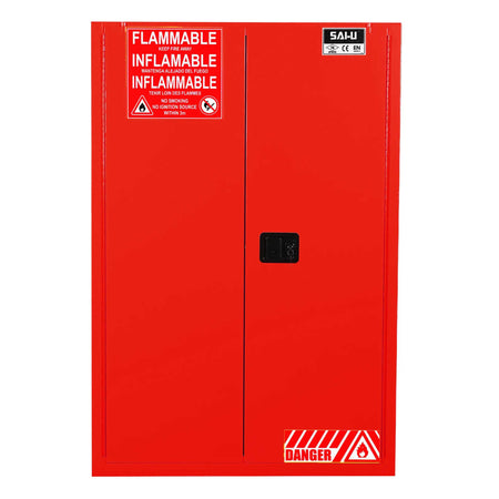 SAI-U® 90 Gallon, Self Close, 2 shelves, Combustibles Safety Storage Cabinet (Self-closing door)